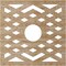 Ekena Millwork Chevron Wood Fretwork Pierced Ceiling Medallion, Red Oak, 18"OD x 4 5/8"ID x 1/4"T CMWP18X18X0250CHRO - alternate 3